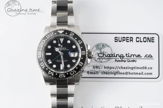 1219 RelaxedFit GMT Master II 116710 LN 904L SS C+F 1:1 Best Edition Black Dial on Oyster Bracelet VR3285 CHS 2252